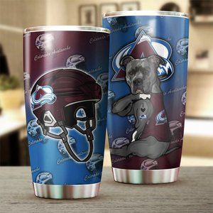 20 OZ Add some humor to your drinks with Colorado Avalanche NHL Tumbler featurin